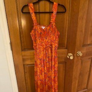 Women’s Nine West smocked pleated dress